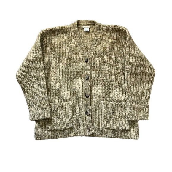 Vintage HYPOTHESIS Wool Cardigan Green/Multi Size Medium - Picture 1 of 7
